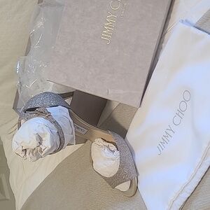 Jimmy Choo sandals gold/silver